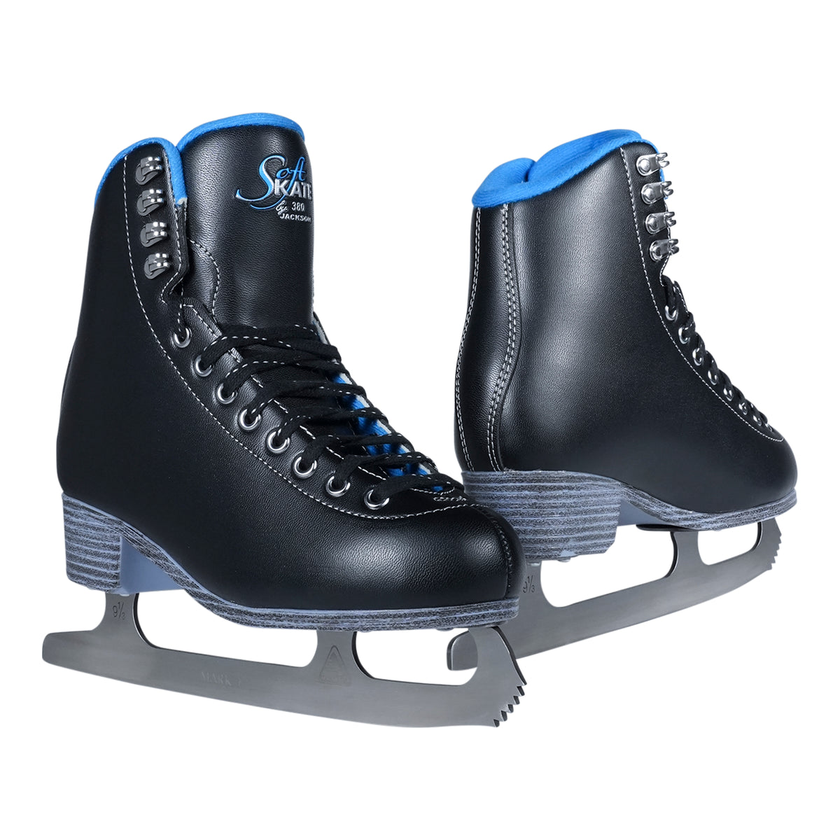 Jackson Ultima Softec Elite ST7002 Black Mens Ice Skates with MARK II blades, Size 6 Jackson Ice Skates Jackson Ultima Softec Elite Black Mens Ice