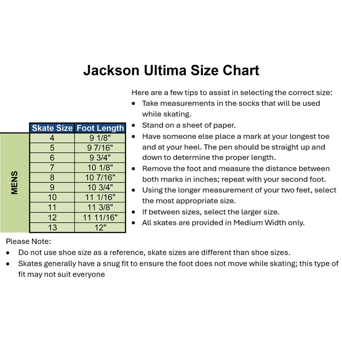 Jackson Ultima Softec Sport Men's / Boy's Recreational Hockey Skate