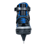 Softec Vibe Adjustable Figure Ice Skate Black Blue