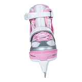 Softec Vibe Adjustable Figure Ice Skate White Pink