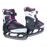 Softec Vibe Adjustable Figure Ice Skate Black Pink