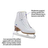 Jackson Ultima Freestyle white figure skate ultima aspire xp