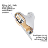 Jackson SoftSkate 380 White and Fleece Figure Skates