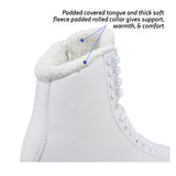 Jackson SoftSkate 380 White and Fleece Figure Skates