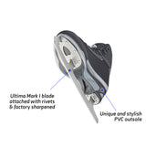 Jackson Ultima Softec Vista women's girls black figure skates