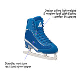 Jackson Ultima Softec Vista women's girls blue figure skates