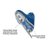 Jackson Ultima Softec Vista women's girls blue figure skates