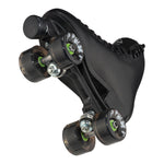 Jackson Finesse Viper Nylon Quad Roller Skate Black with Smoke Pulse Lite Wheels