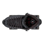 Jackson Finesse Viper Nylon Quad Roller Skate Black with Smoke Pulse Lite Wheels