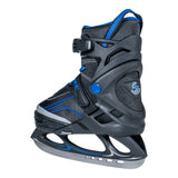 Softec Vibe Adjustable Figure Ice Skate Black Blue