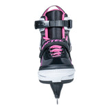 Softec Vibe Adjustable Figure Ice Skate Black Pink