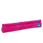 Soft Pawz velour terry figure skate guards in pink and blue