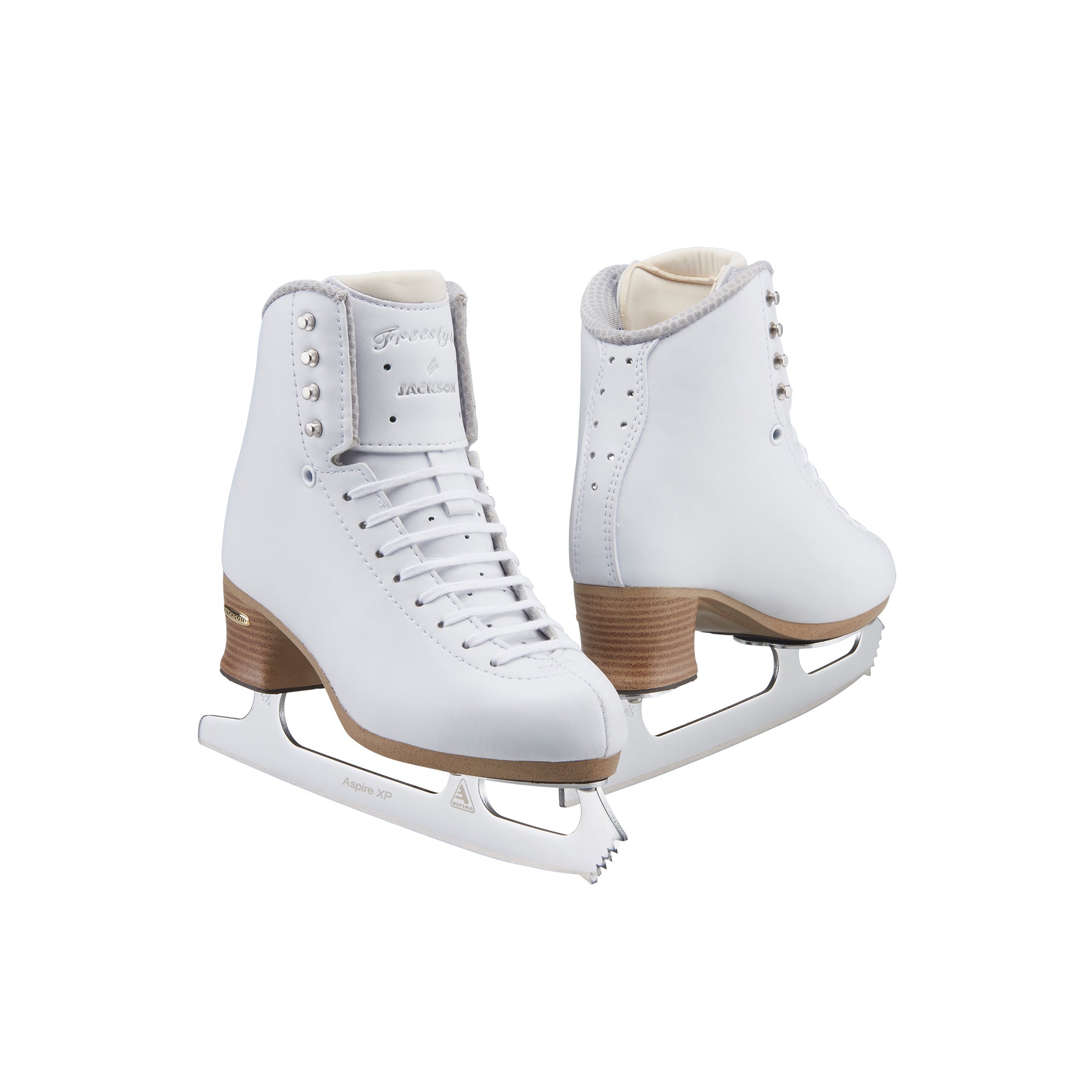 Jackson Ultima Freestyle white figure skate ultima aspire xp